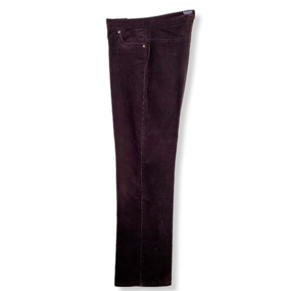 Women 90s Y2K Brown Straight Leg Fine Corduroy Pant 4P Country Fall Cabincore - Picture 1 of 13
